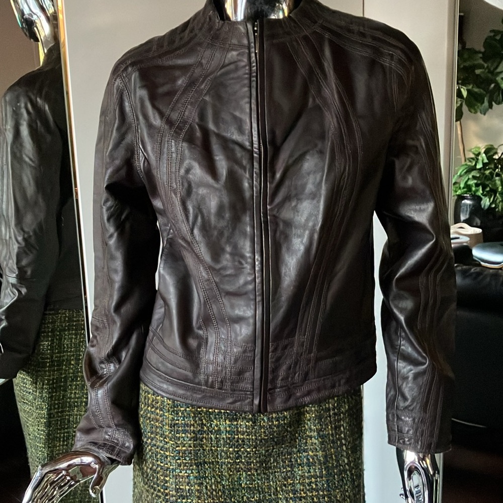Anne Klein Faux leather jacket